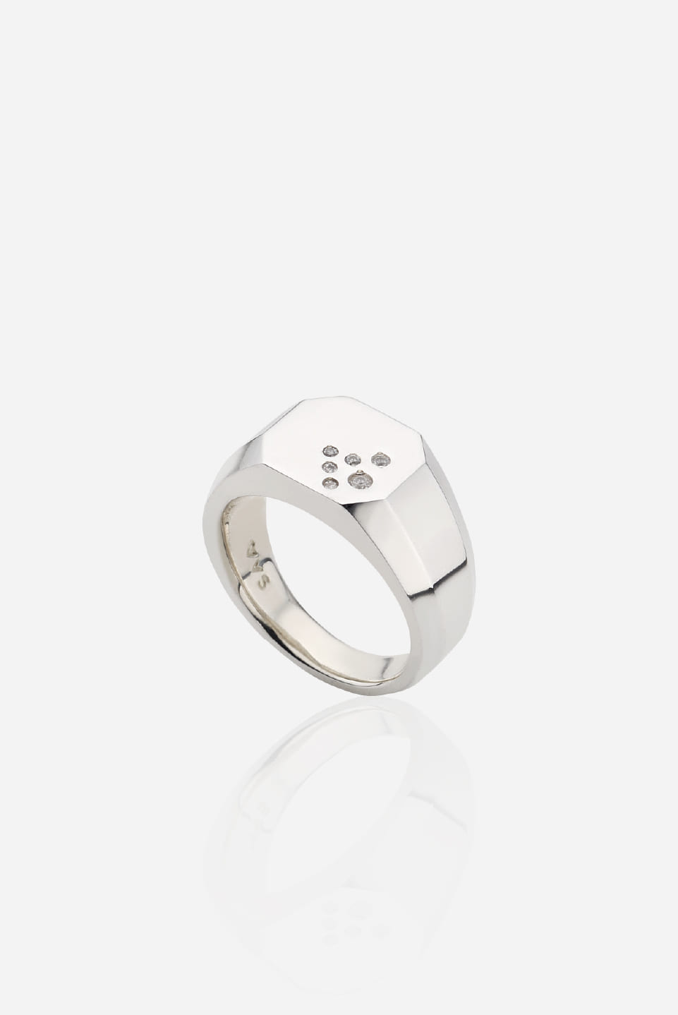 Astro Signet Ring in Silver