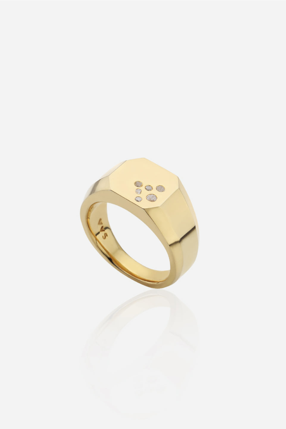 Astro Signet Ring in Gold